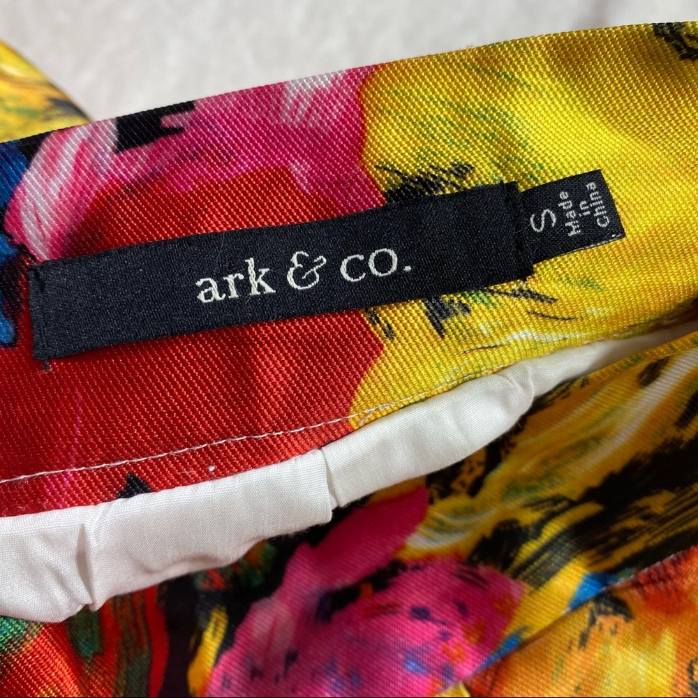 Ark & Co floral A-line full circle maxi long skirt - Picture 7 of 9